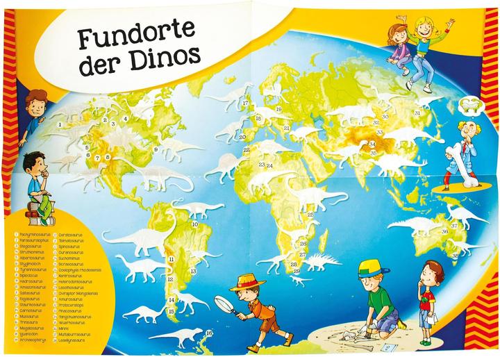 Immagine prodotto Libro di adesivi Il mio primo atlante del mondo dei dinosauri