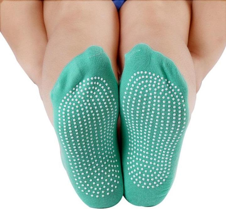 Produktbild JTI Anti-Rutsch-Yoga-Socken - Blau (2er Pack, 35 - 39)