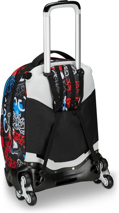 Actual product image Seven Detachable Trolley Backpack with Three-Wheel System and Crossover Straps (34 l)