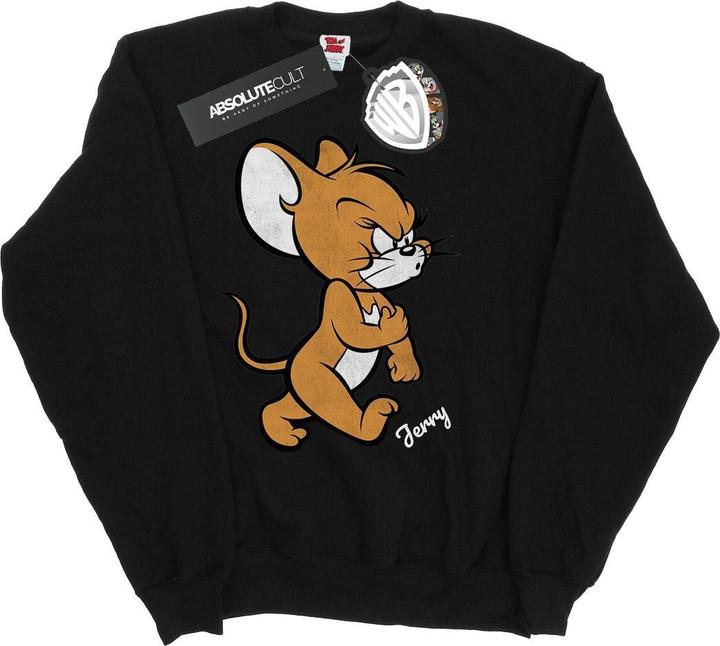 Actual product image Tom & Jerry Girls Angry Mouse Cotton Sweatshirt (152)