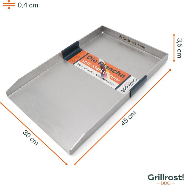Produktbild Grillrost Grillplatte Plancha
