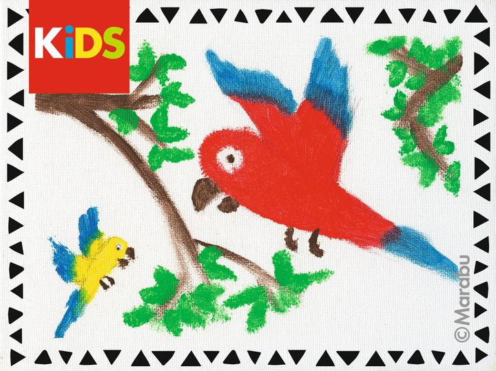 Actual product image Marabu Little Artist Art Box KiDS (Yellow, Green, Blue, Red, Brown, Beige, 36 ml)