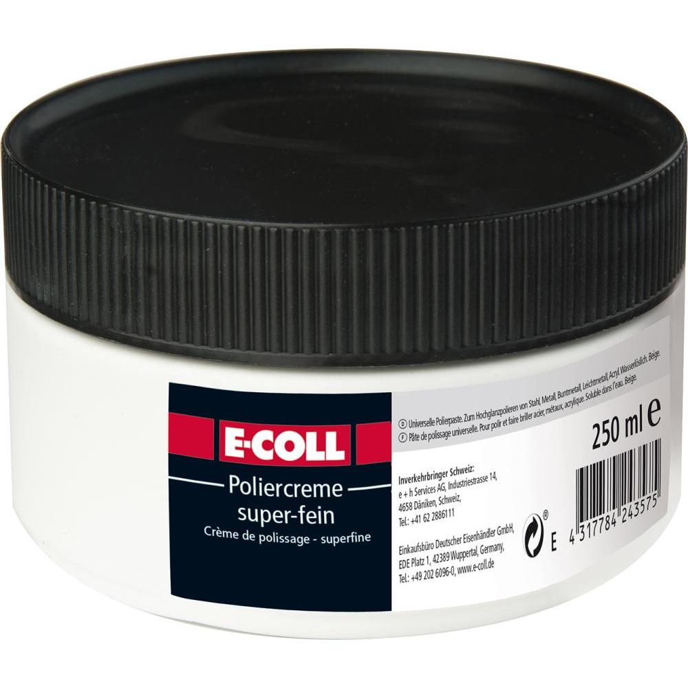 E-coll, Schleifmittel, Poliercreme