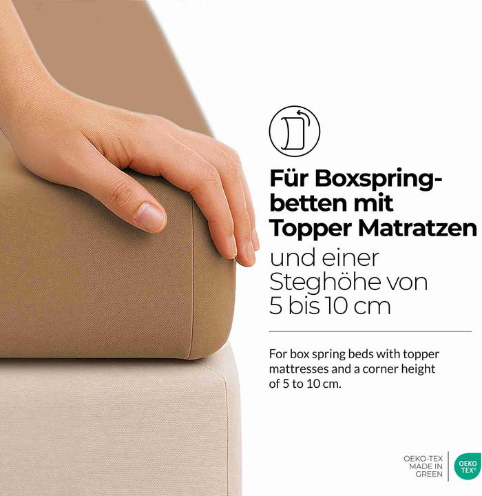 Produktbild Etérea Comfort Jersey Topper (180 x 200 cm, 200 x 200 cm)