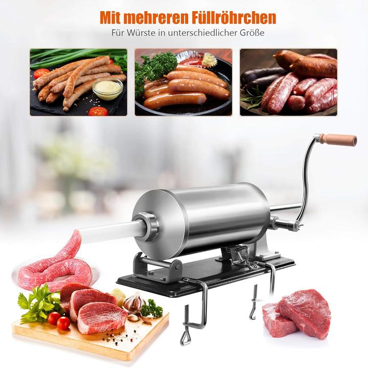 Image du produit Goplus Embossoir à saucisses 4.8L