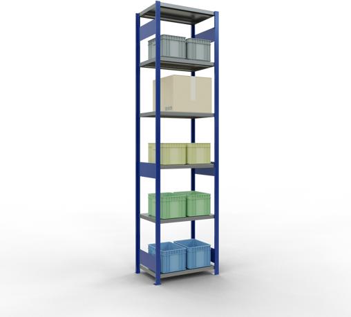 Actual product image Schulte Lagertechnik MULTIplus250 basic racking system with length ledgers