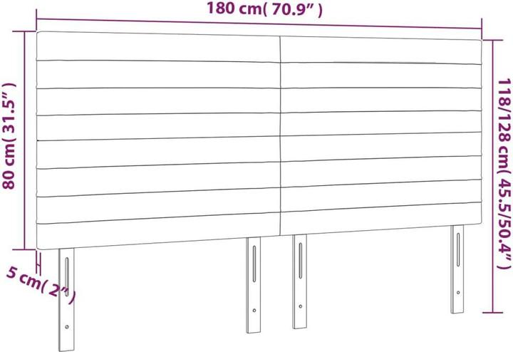 Immagine prodotto VidaXL Ivy (180 x 5 x 128 cm)