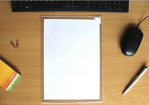 Productafbeelding Tarifold 25 doorzichtige transparante zakken, gekorreld (A4, 25x)