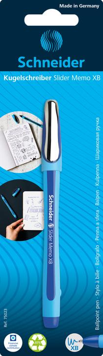 Produktbild Schneider Kugelschreiber Memo (Blau, 1 x)