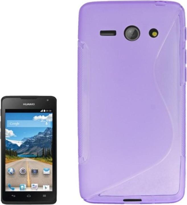 Actual product image König Design Mobile cover silicone case (S Curve) for mobile Huawei Ascend Y530 purple (Huawei Ascend Y530)