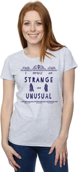 Actual product image Beetlejuice Womens/Ladies Strange And Unusual Cotton T-Shirt (XL)