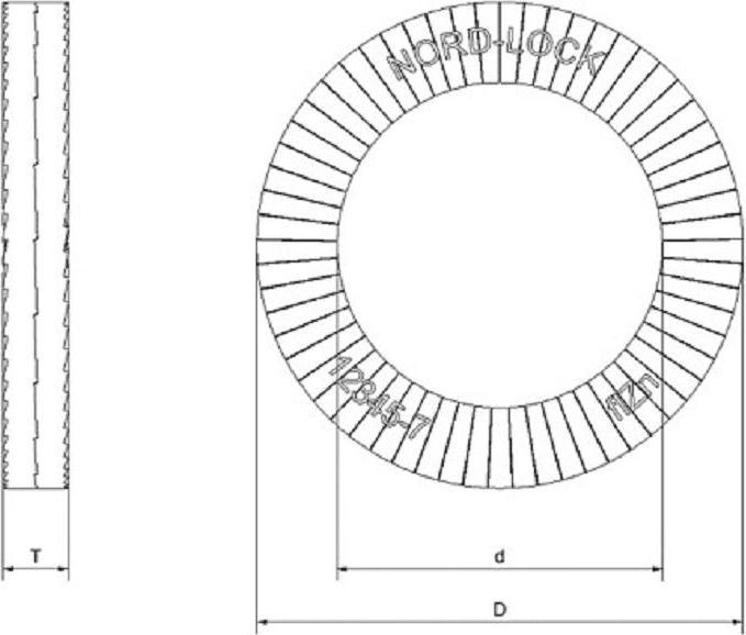 Produktbild Nord-Lock Scheiben 1.4404 NL14spss