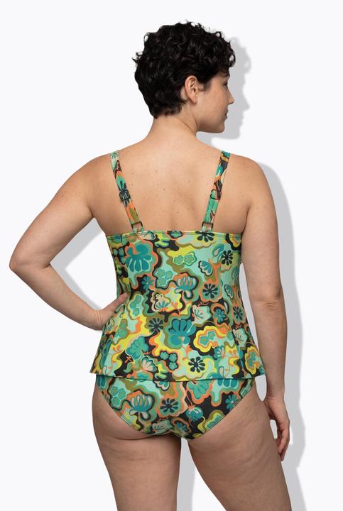 Produktbild Ulla Popken Tankini, Boho-Muster, Softcups, Träger verstellbar, recycelt (42)