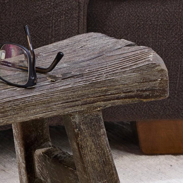 Actual product image Loberon Stool Cadoc brown