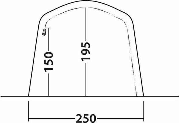 Produktbild Outwell Elmdale 3PA (Tunnelzelt, 21.30 kg, 3 Personen)