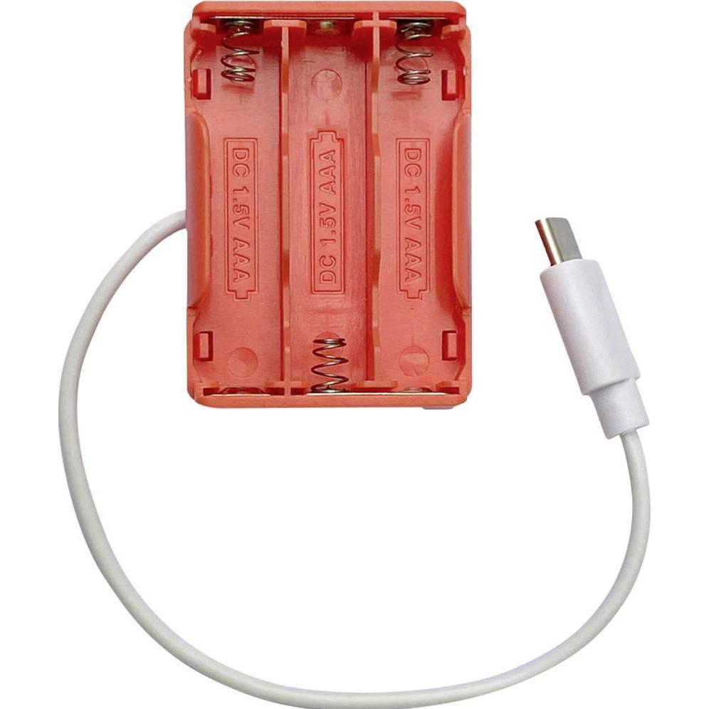 Calliope CA-Boson-AAA Batteriebox 3x Micro (AAA), Accessori pile + batterie, Rosso