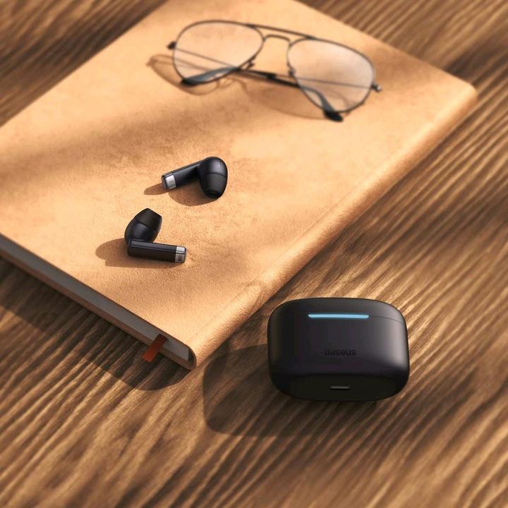 Actual product image Baseus Bowie E9 TWS earphones (black) (5 h, Wireless)