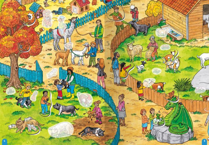 Actual product image Ravensburger Wimmeln, Rätseln, Stickern: Tiere