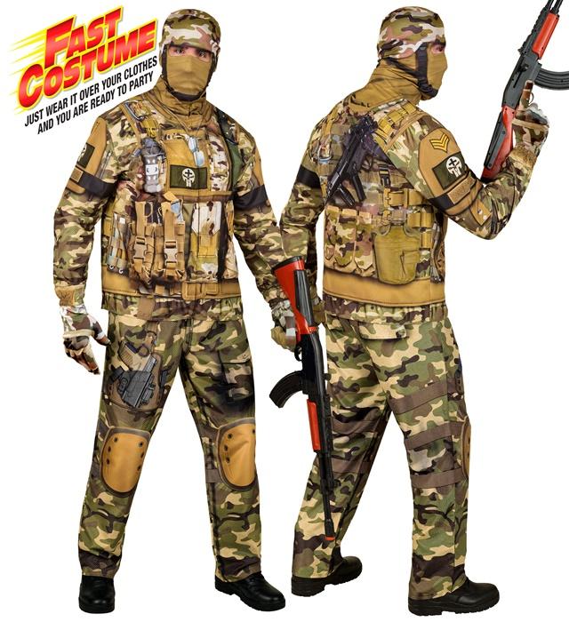 Produktbild Widmann Soldat Fast Costume (L)