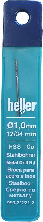 Produktbild Heller HSS Metall-Spiralbohrer 1 mm 2 (1 mm)