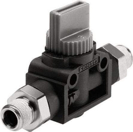 Actual product image Festo Manual 3/2 Bistable Pneumatic Manual Control Valve HE-3-3/8-3/8 Series, 3/8, 153298