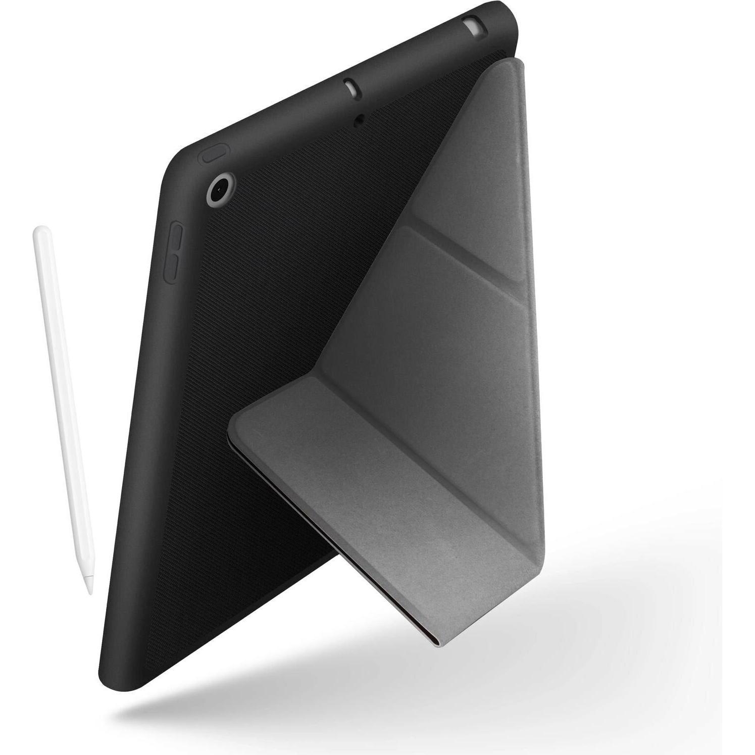 Uniq Tablethülle etui Transforma Rigor iPad 10.2" (2019) schwarz/ebenholzschwarz (iPad Pro 10.5), Tablet Hülle, Grau
