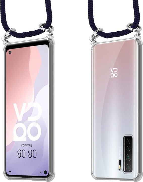 Produktbild Cadorabo TPU Handy Kette SILBER Cover