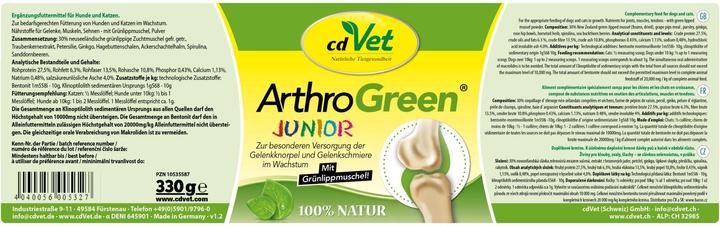 Produktbild cdVet ArthroGreen Junior (Welpe + Kitten, 1 Stk., 140 g)