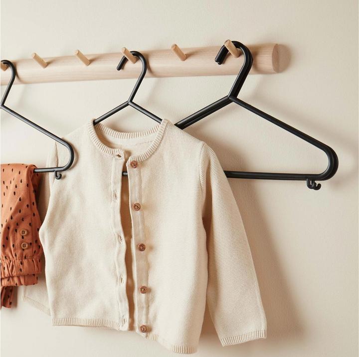 Produktbild Bieco Kleiderbügel 8 Stk. Schwarz (8 x)