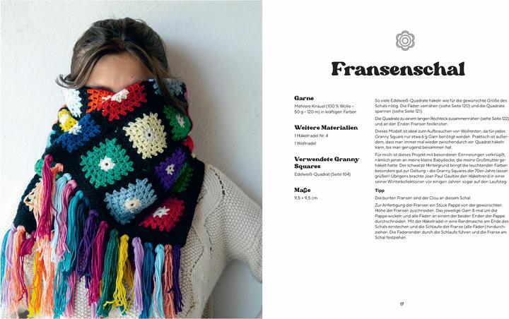 Actual product image Poppige Granny Squares - echt kultig häkeln (German, Françoise Vauzeilles, Katrin Marburger, 2025)