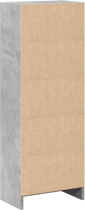 Image du produit vidaXL Bücherregal Bücherschrank Standregal Büroregal Betongrau Holzwerkstoff (40 x 24 x 109 cm)
