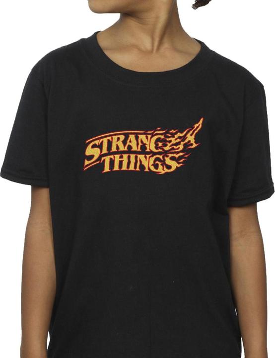 Produktbild Netflix Stranger Things Logo Breaking TShirt Mädchen