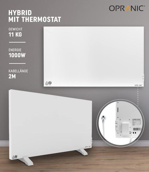 Produktbild Opranic Infrarot Hybridheizung, 1000W