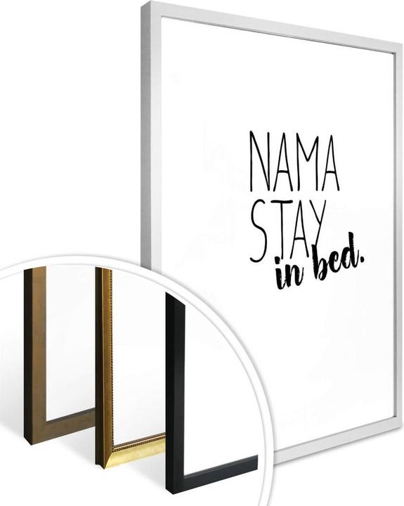 Actual product image Trenddeko Namastay in bed (30 x 40 cm)