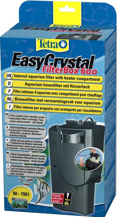 Produktbild Tetra Filter EasyCrystal 600 (150 l, Innenfilter, Salzwasser, Süsswasser)