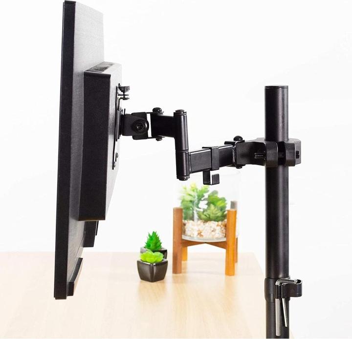 Actual product image Techly Pole mount for TV LED LCD 17"-32",Black (Wall, 32", 8 kg)