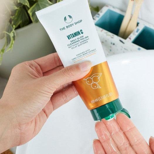 Image du produit The Body Shop Vitamine C Face Polish (Lingettes nettoyantes pour le visage, 100 ml)