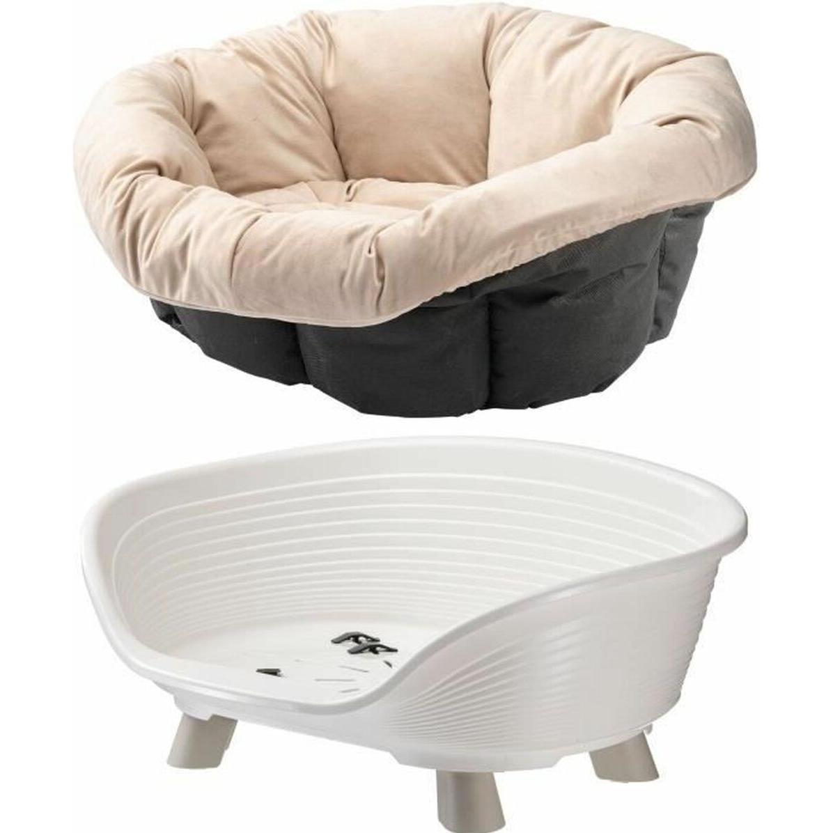 Corbeille + coussin Throne SOFÀ - Blanc 