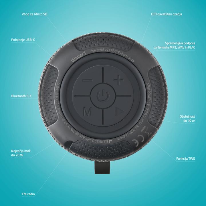 Image du produit Lamax Waver1 LXWSMWAV1NNBA