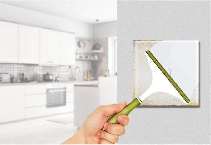 Image du produit Maclean Interrupteur tactile WiFi compatible avec Tuya APP Interrupteur mural Interrupteur en verre avec