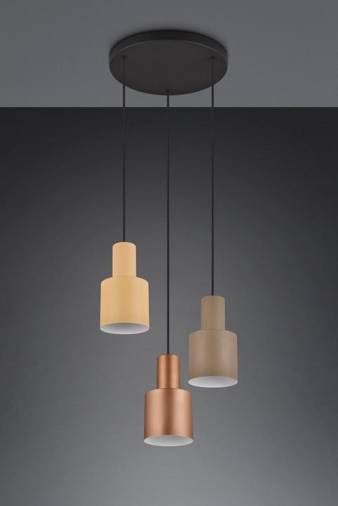 Image du produit Trio Lampe à Suspendre Agudo 3-Pc E27 Multicolor (E27)