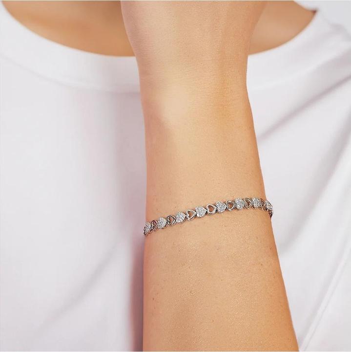 Immagine prodotto Amen Bracciale con cuore (17 cm, Argento 925)