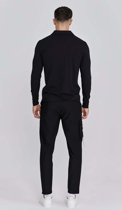 Image du produit Siksilk Langarmpolo T-Shirt and Shorts Set (L)