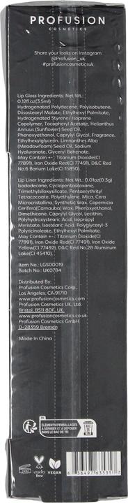 Immagine prodotto Profusion Duo di lucidalabbra e fodera per labbra Lip Envy (Nude Nectar - Lucidalabbra 3,5ml, Lip Liner 0,3 g)