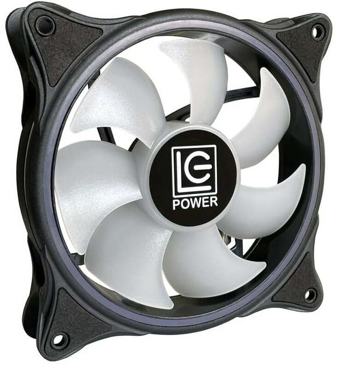 Image du produit LC-Power LC-CF-120-ARGB-B Noir Ventilateur de boîtier 120mm 12x12CM retail (120 mm, 1 x)