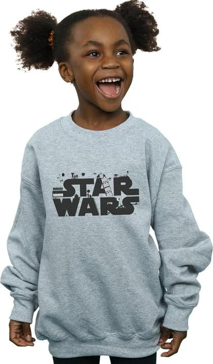 Produktbild Star Wars Minimalist Logo Sweatshirt Mädchen (140, 146)