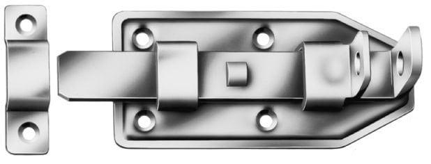 Produktbild Do it + Garden Schlossriegel gerade Edelstahl 120 x 56 mm (1 Stk.)