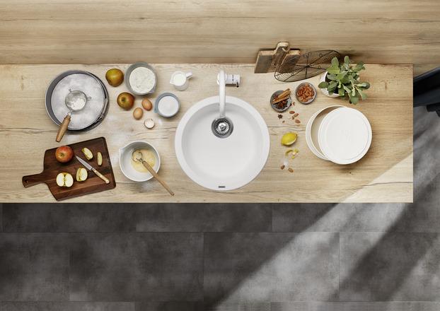 Actual product image Blanco Blancorondo (Fitted sink, 45 cm, 45 cm)