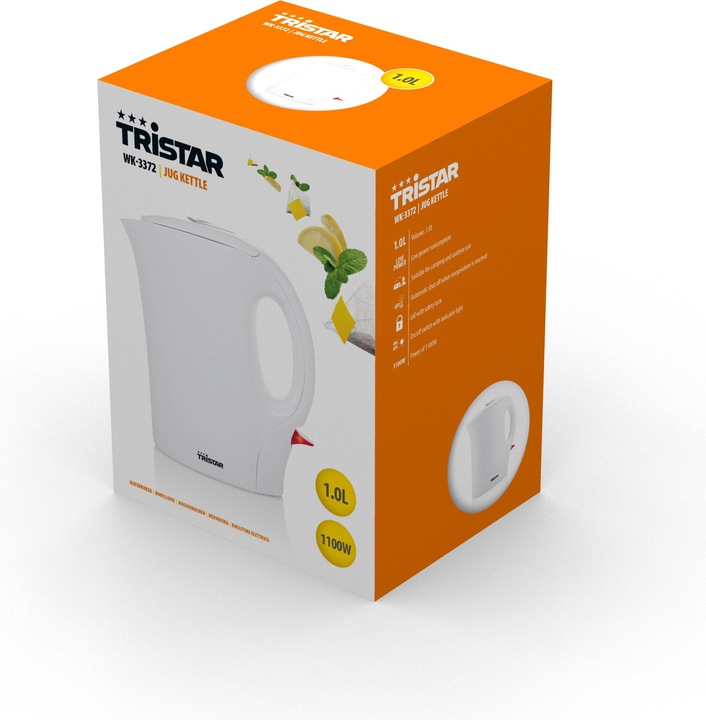 Image du produit Tristar Bouilloire 1 L - 1100 W (1 l)