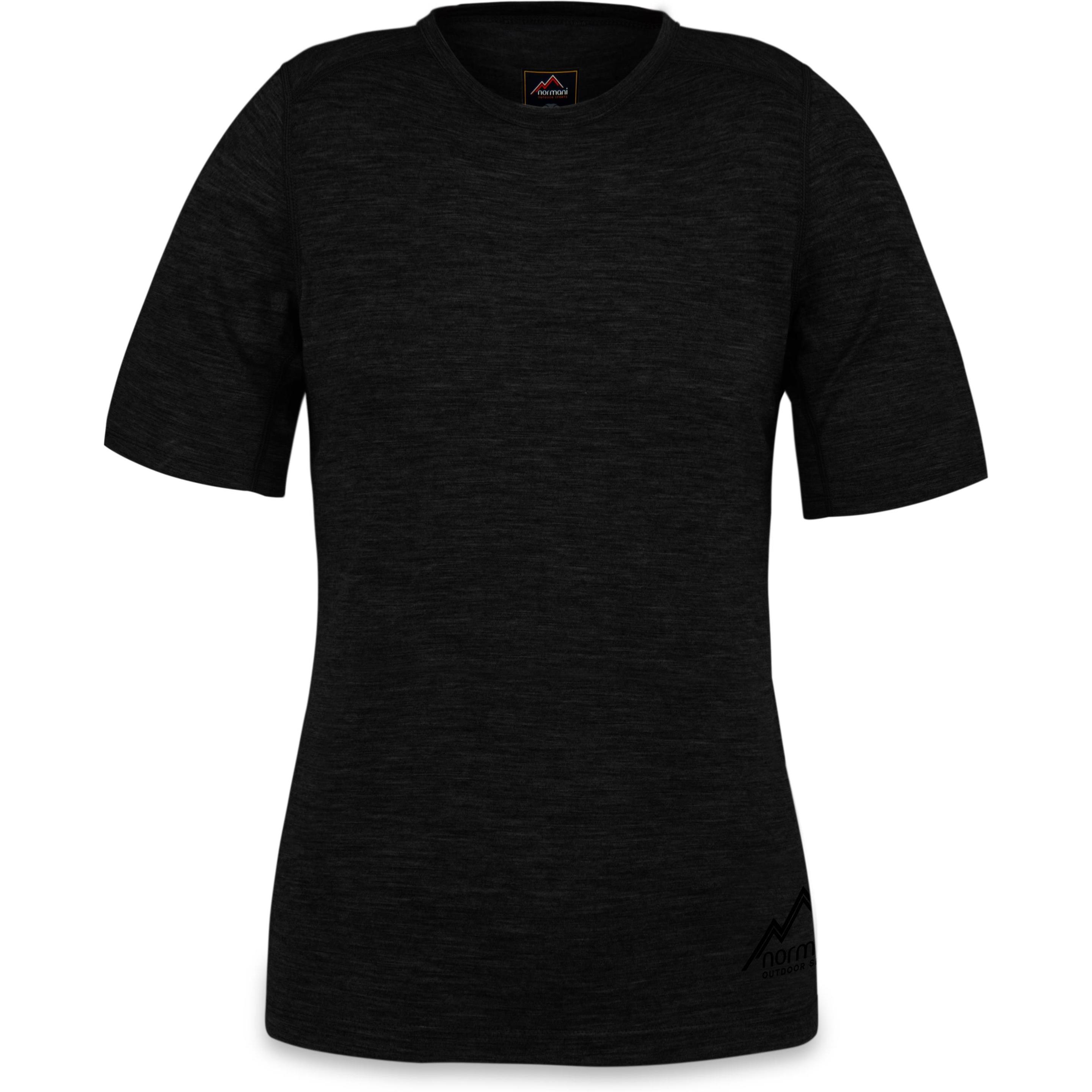 Normani, Damen, Funktionsshirt, Damen Merino T-Shirt Cairns - 1551 (XS), Schwarz, XS